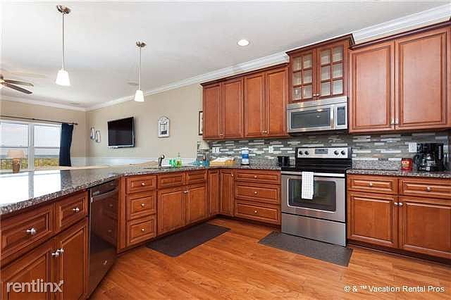 The gourmet kitchen