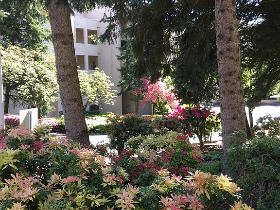 Beautiful well maintained grounds with hiking trails