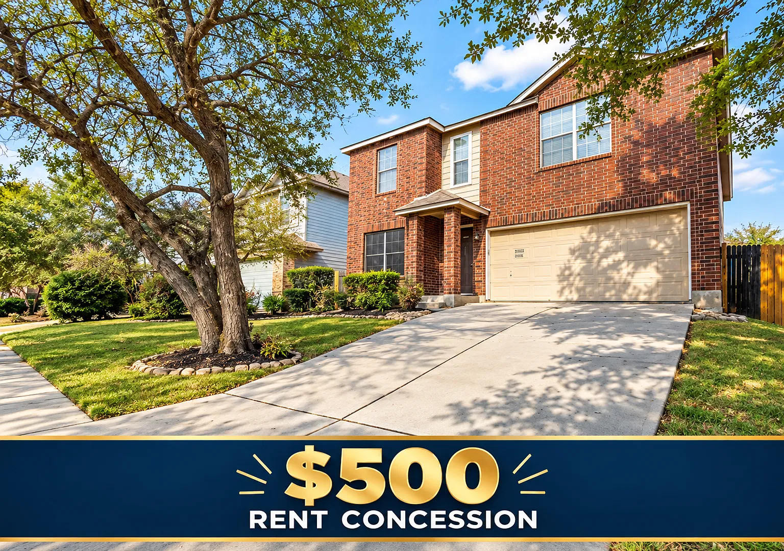 500 rent concession on one month's rent with a signed 16 - 24 month lease — Photo 1