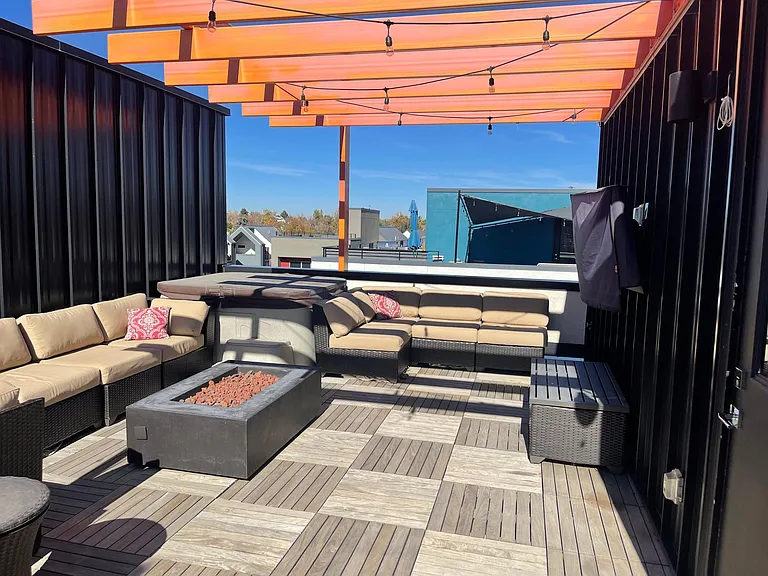 Rooftop patio