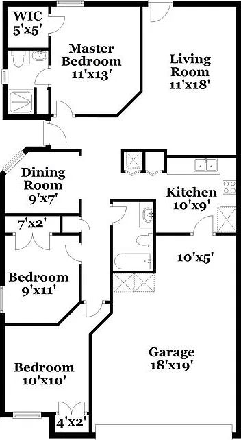 3 bed, 2.0 bath, 1139 sqft, $1,695 — Photo 2