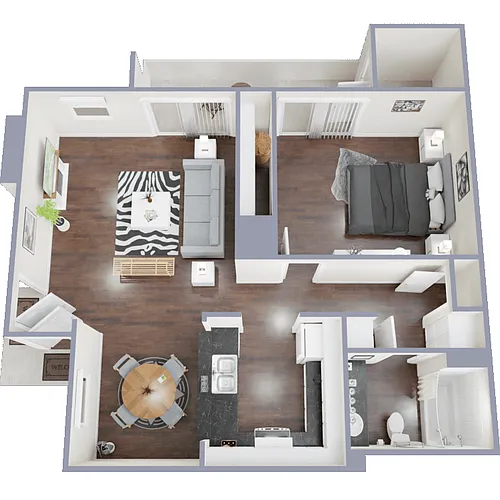 Floor plan 1X1