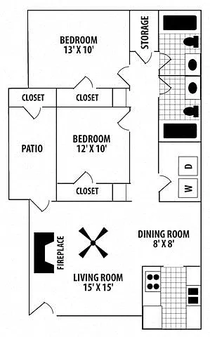 Floor plan The Cardinal