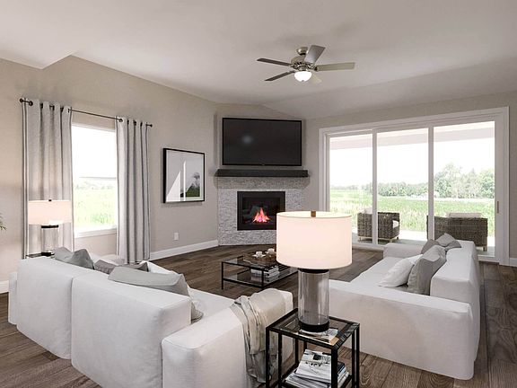 Enjoy quality time watching or streaming shows in the Kingsley living room.