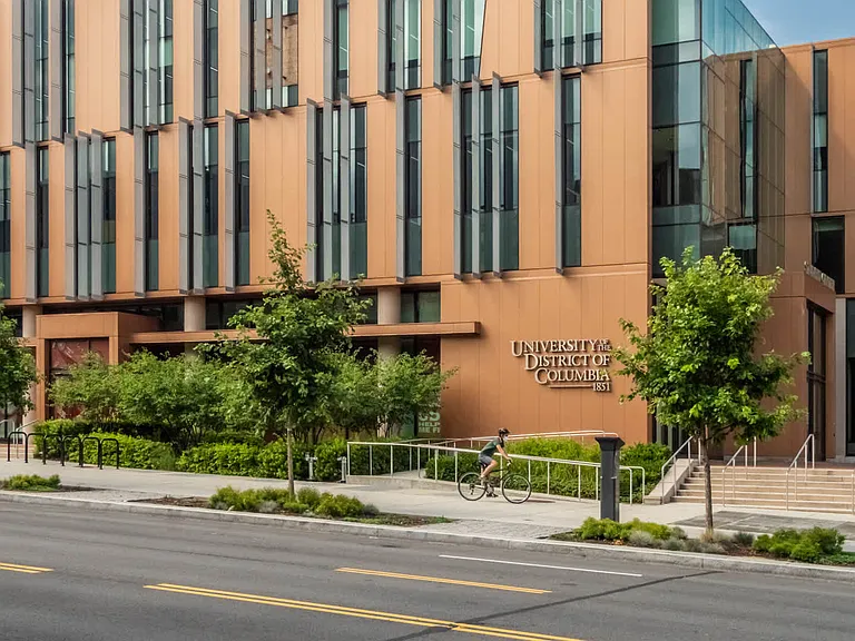 Half a mile from the University of the District of Columbia.