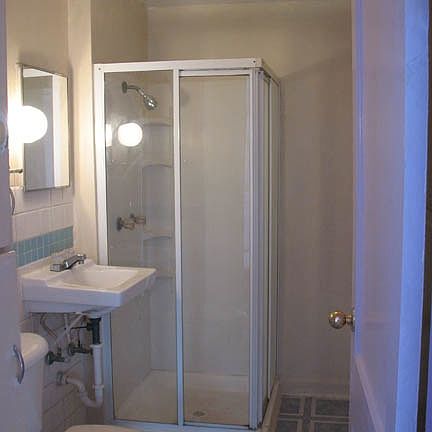 downstairs shower
