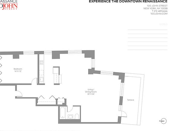 2nd image of 100 John St APT 2501