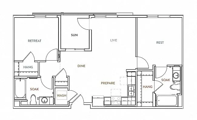 Floor plan B3