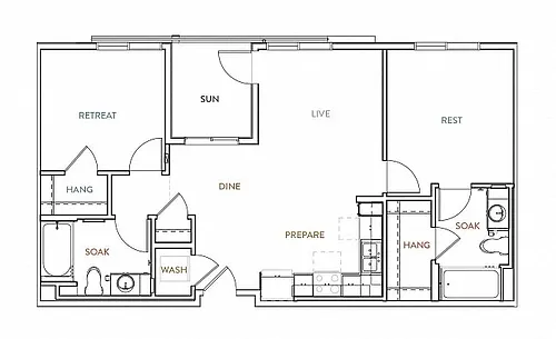 Floor plan B3