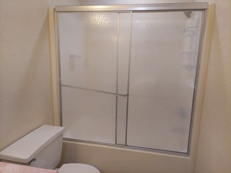Bathroom toilet and shower