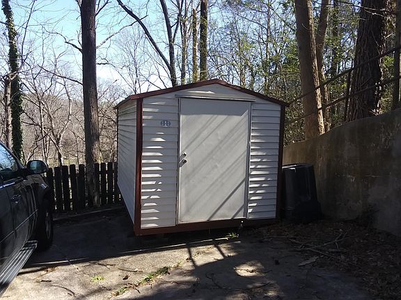 Comes with private storage building
