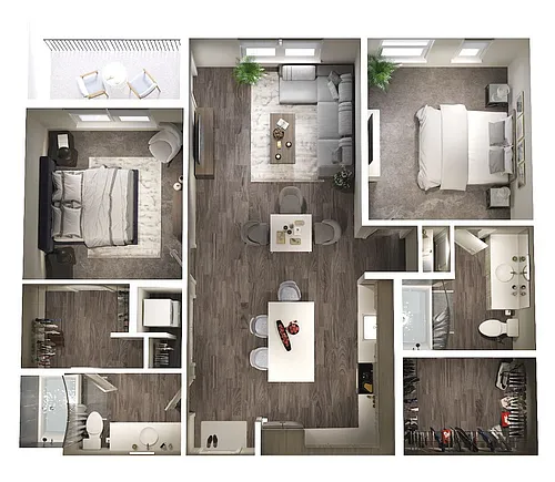 Floor plan B2