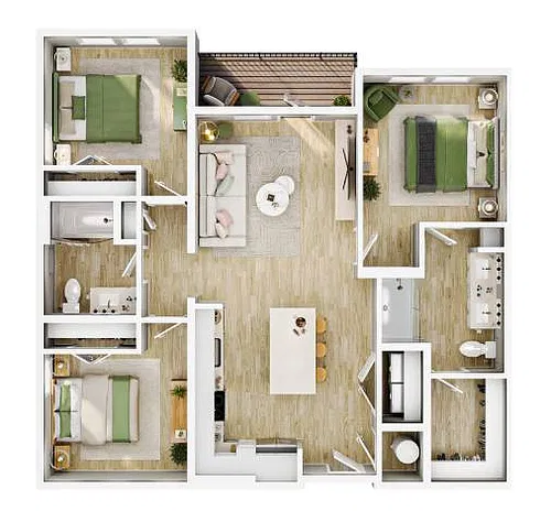 Floor plan C1C