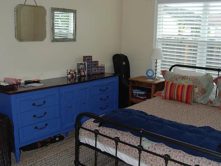 Bedroom is spacious