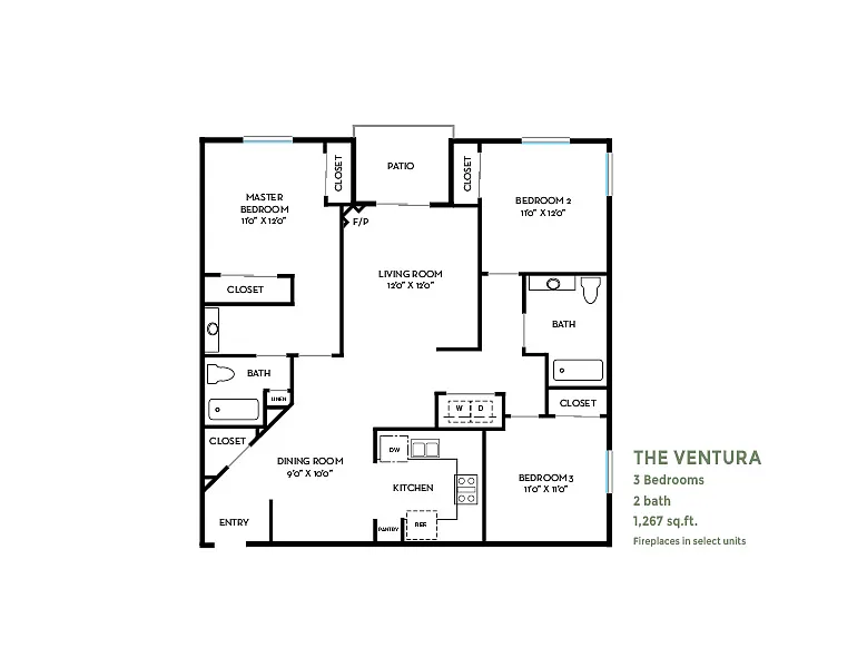 Floor plan Ventura