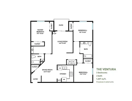 Floor plan Ventura