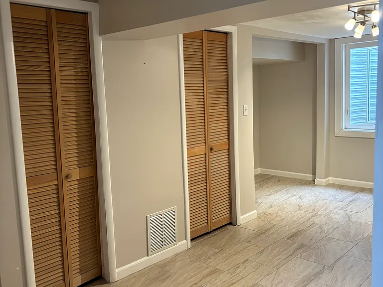 Bonus room: nook, adjacent small storage closet, and furnace closet