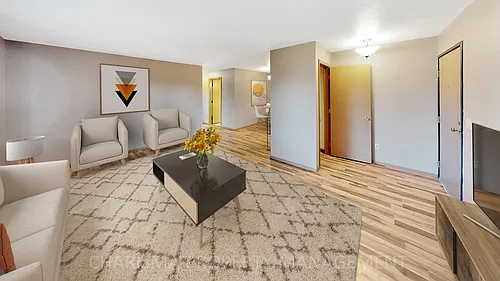 Floor plan 2 Bedroom One Bath