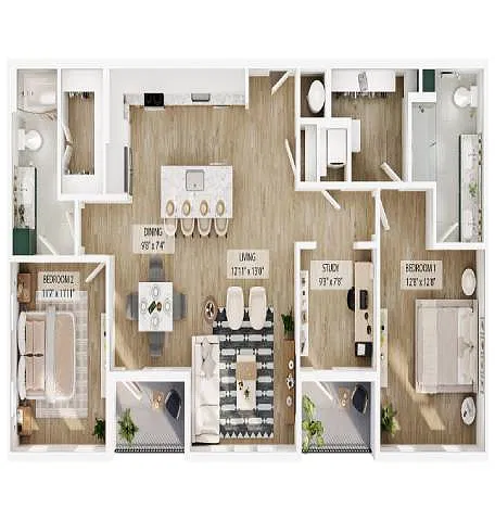 Floor plan B15