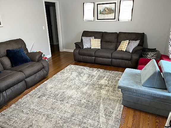 Refinished original hardwood