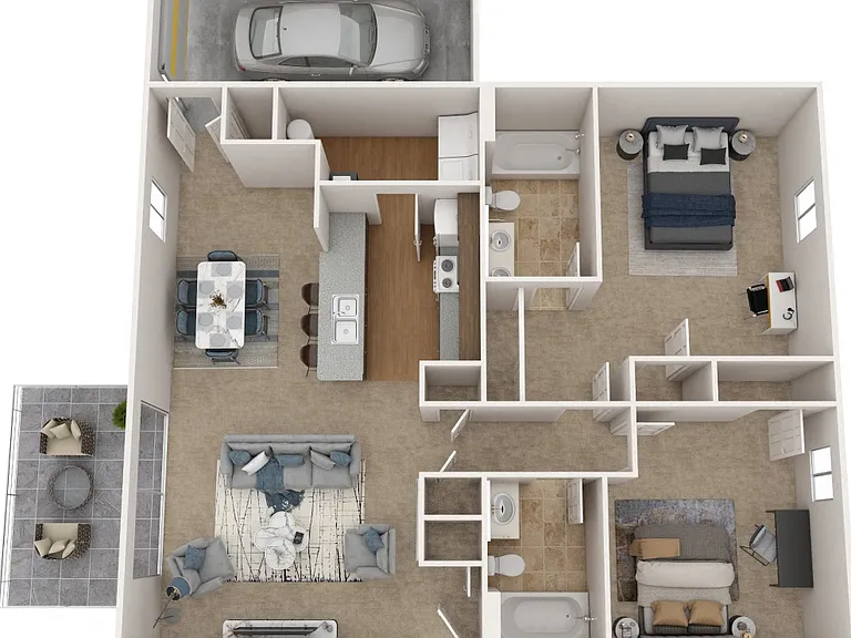 Atkins Circle Apartments and Townhomes — Photo 39