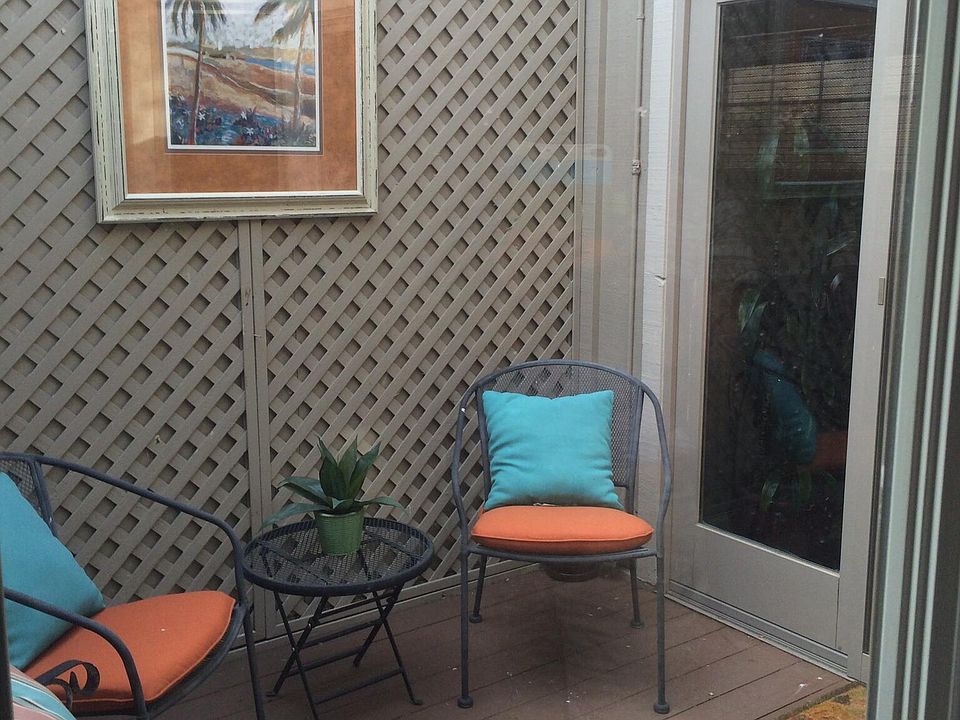 Atrium, with Sliding Door to a Relaxing, and Sheltered.