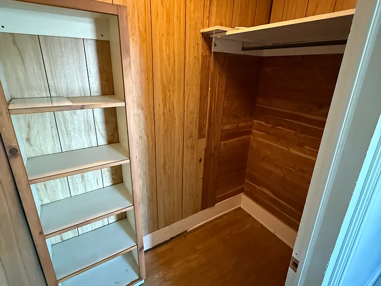 Downstairs closet