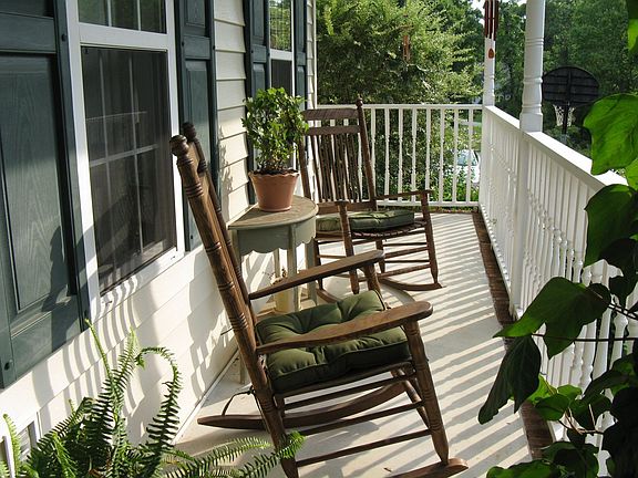 Tranquil wrap-around porch