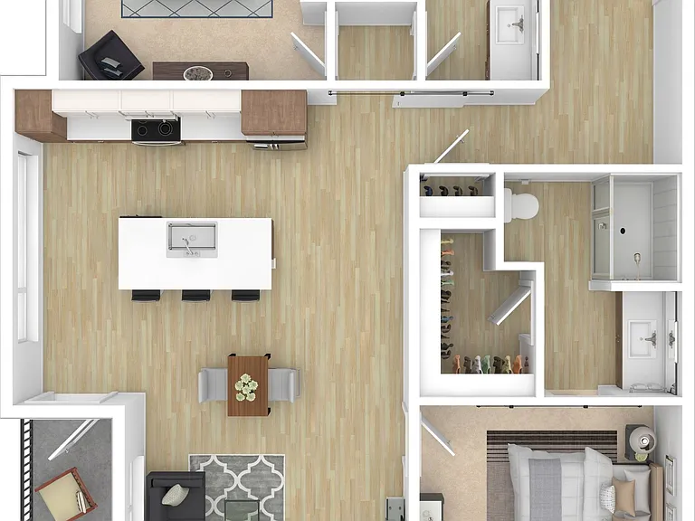 2 Bed 2 Bath Plus 2 Bed 2 Bath Plus