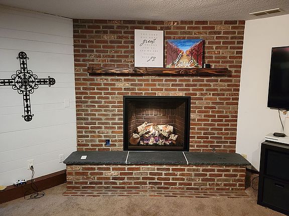 Fireplace in Family Room