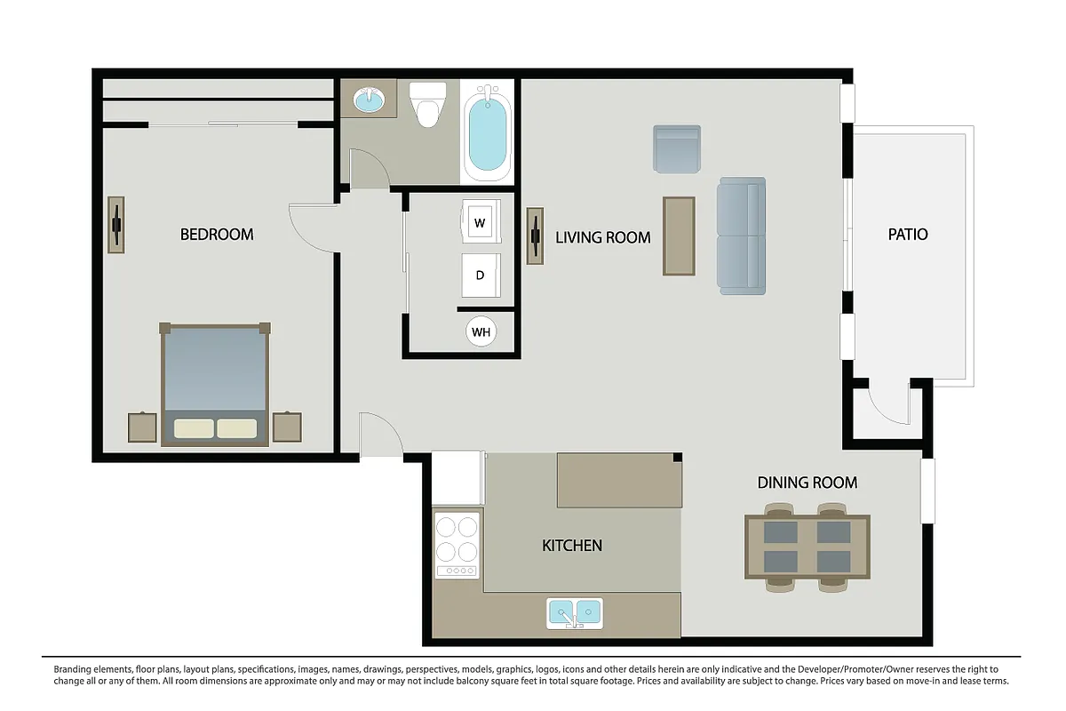 Floor plan Plan 1C