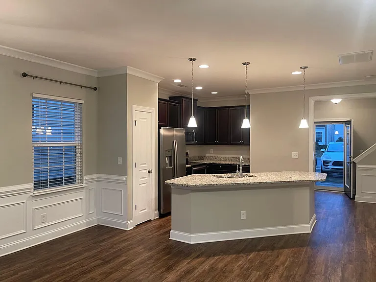 Kitchen View from Living Room