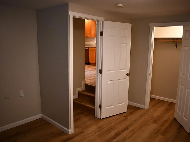 1st bedroom with walk in closet