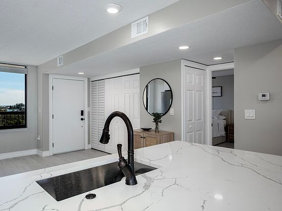 Entry from counter height bar