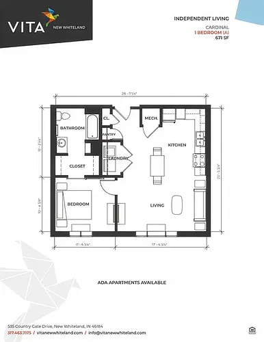 Floor plan Chickadee