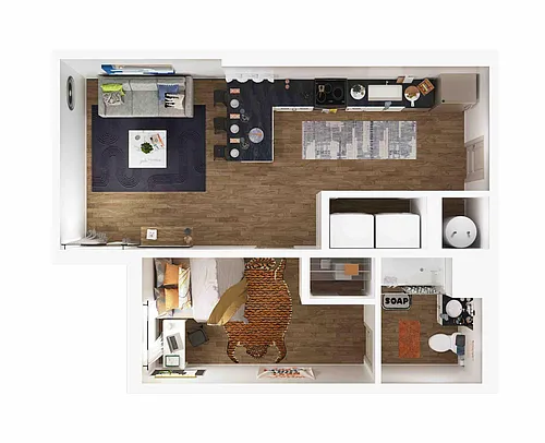 Floor plan 1B