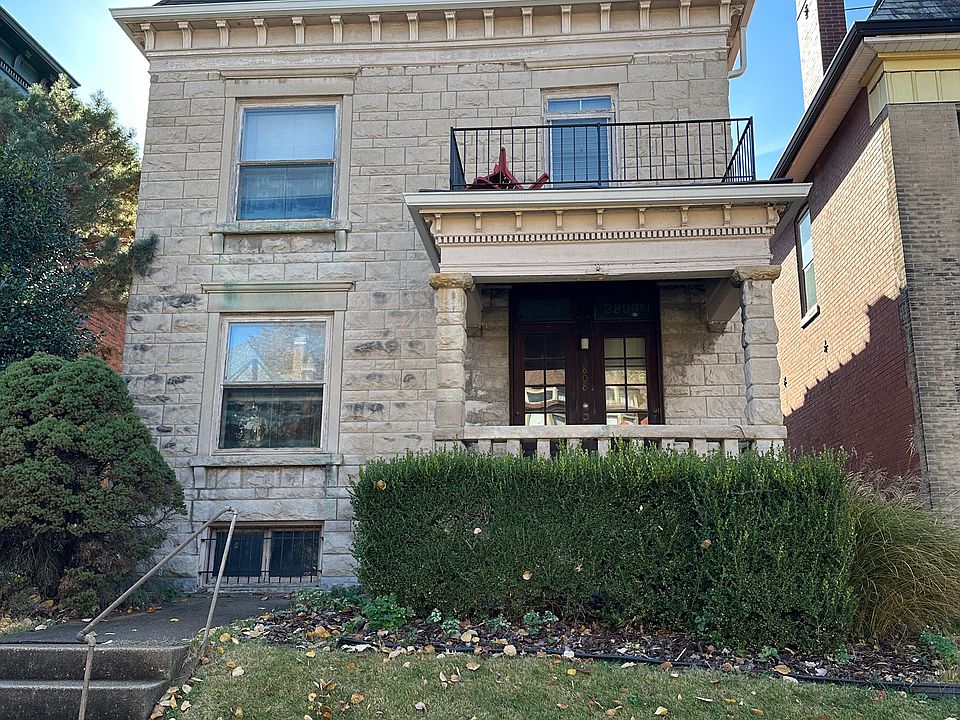 3808 Flad Street View and Front Porch