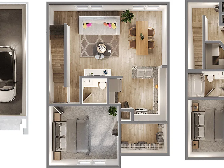 C2 Townhome Renovated Floor Plan C2 Townhome Renovated Floor Plan