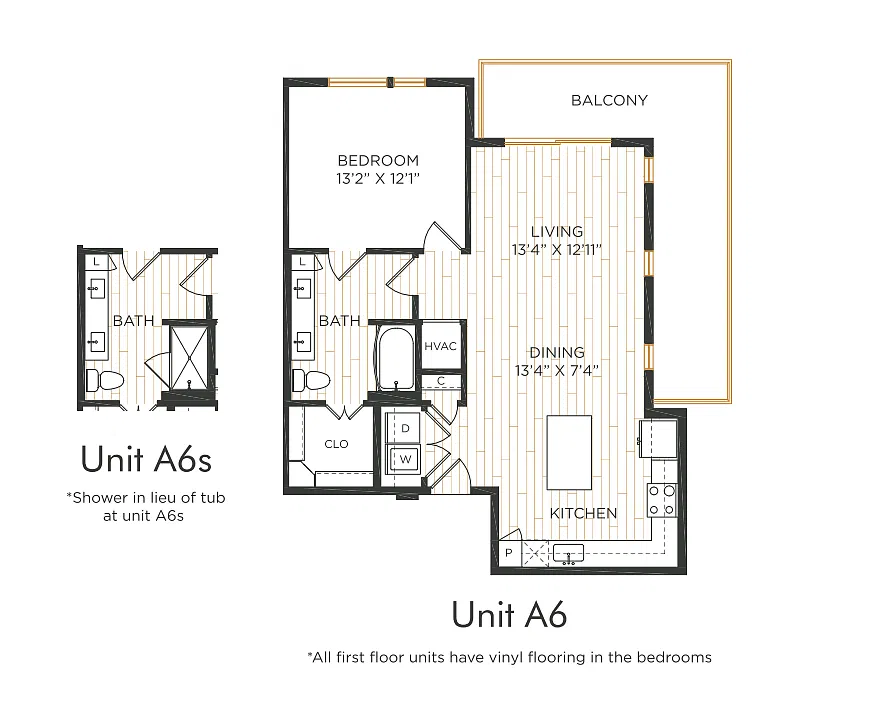 Floor plan A6