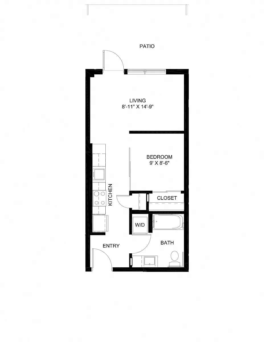 Floor plan Open One E1