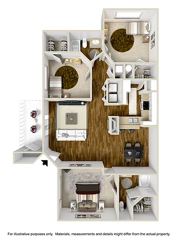 Floor plan Magnolia Manor