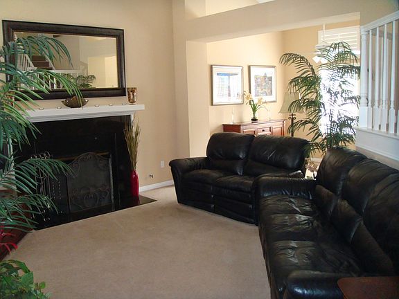 Family Room w/ Brazilian Granite Fireplace