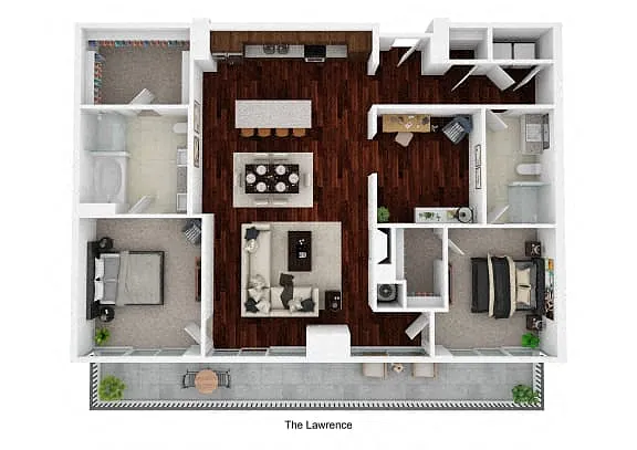Floor plan PENTHOUSE | THE LAWRENCE