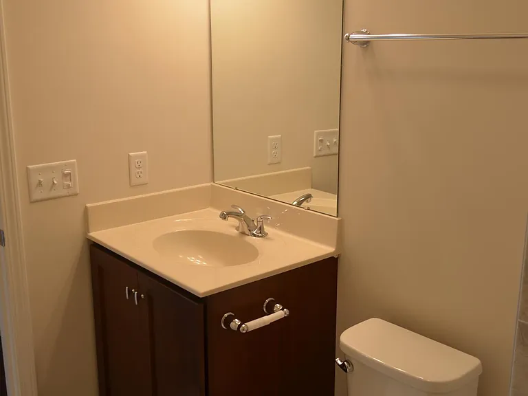 The bathroom on the first floor