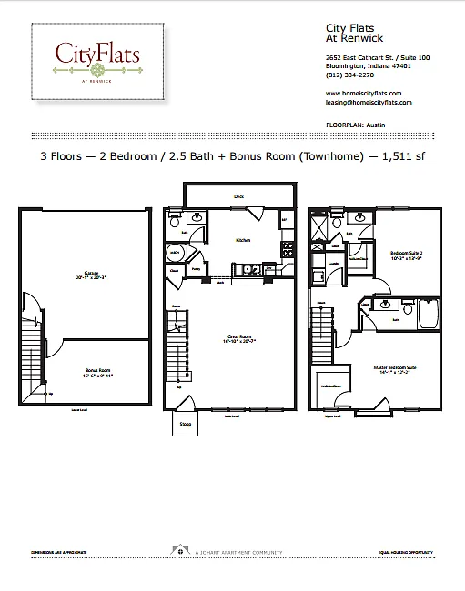Floor plan Austin 2.2.5 + Bonus Room (Att Gar)