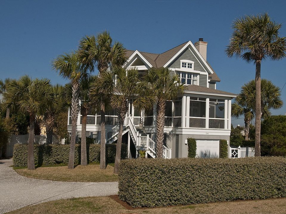 Looking from beach.