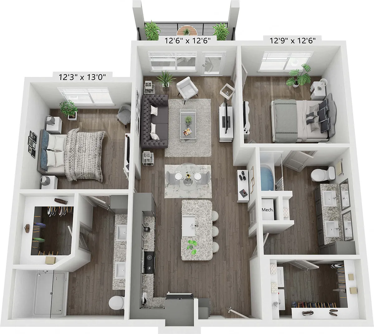 Floor plan B1