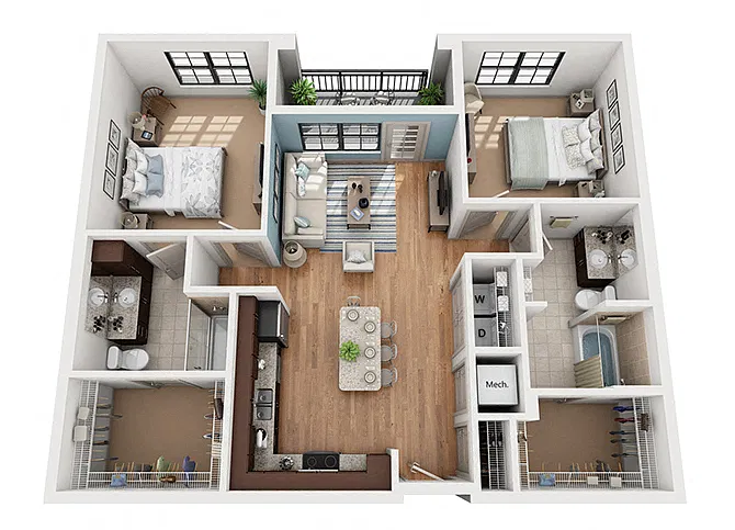 Floor plan B2