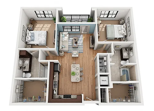 Floor plan B2