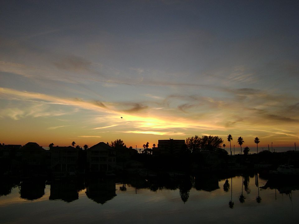 Sunset from the balcony